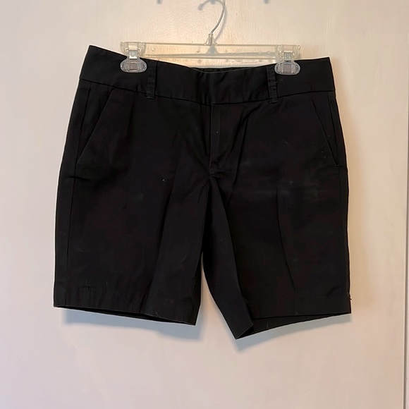 J. Crew size 8 black shorts, great condition.
